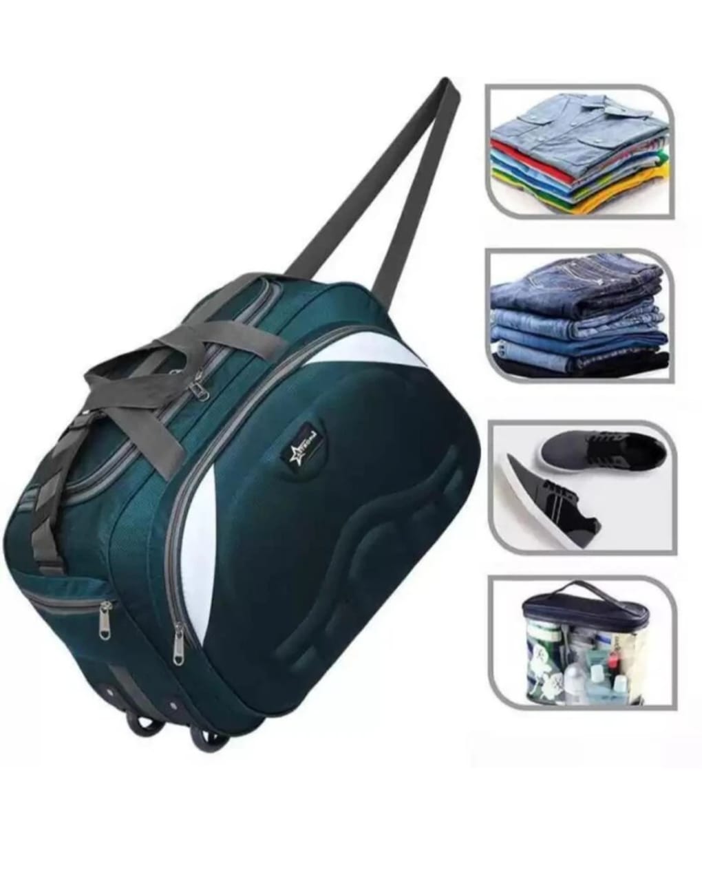 Travel bags 60 L with Wheel Trolley