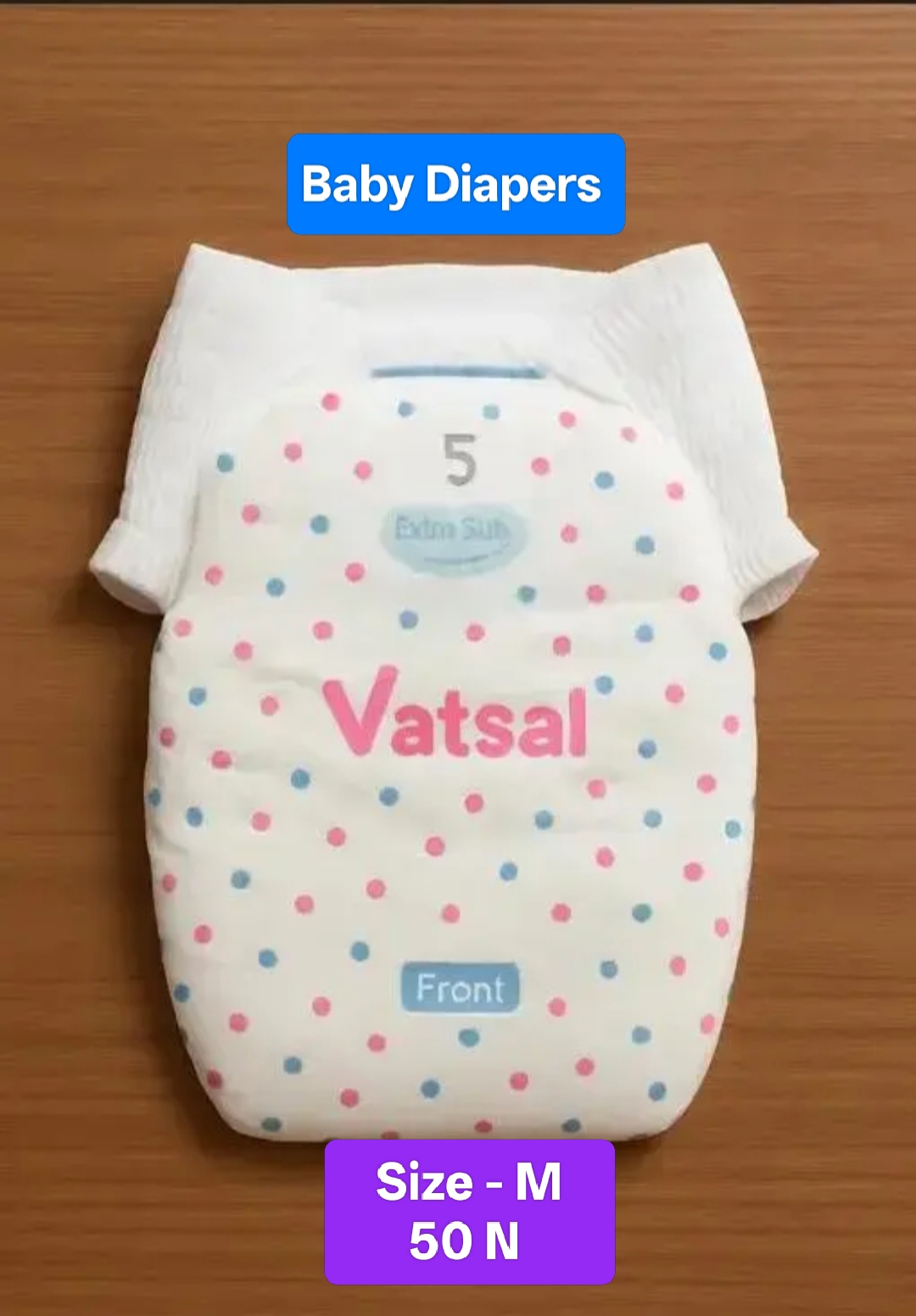 Soft Diapers Size-M 50N