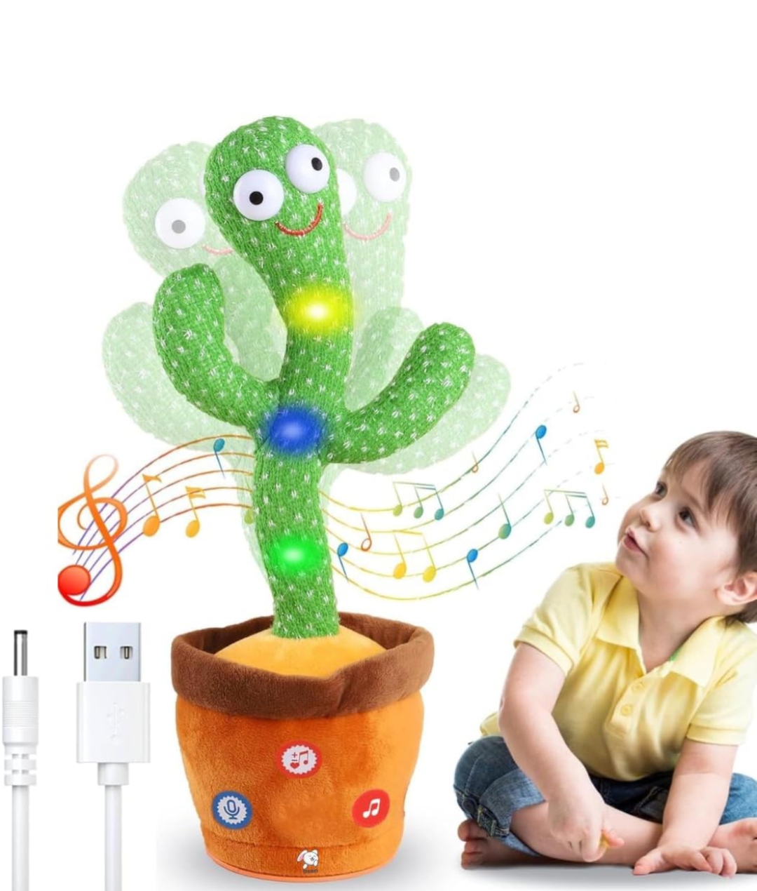 Dancing Cactus Rechargeable Toy